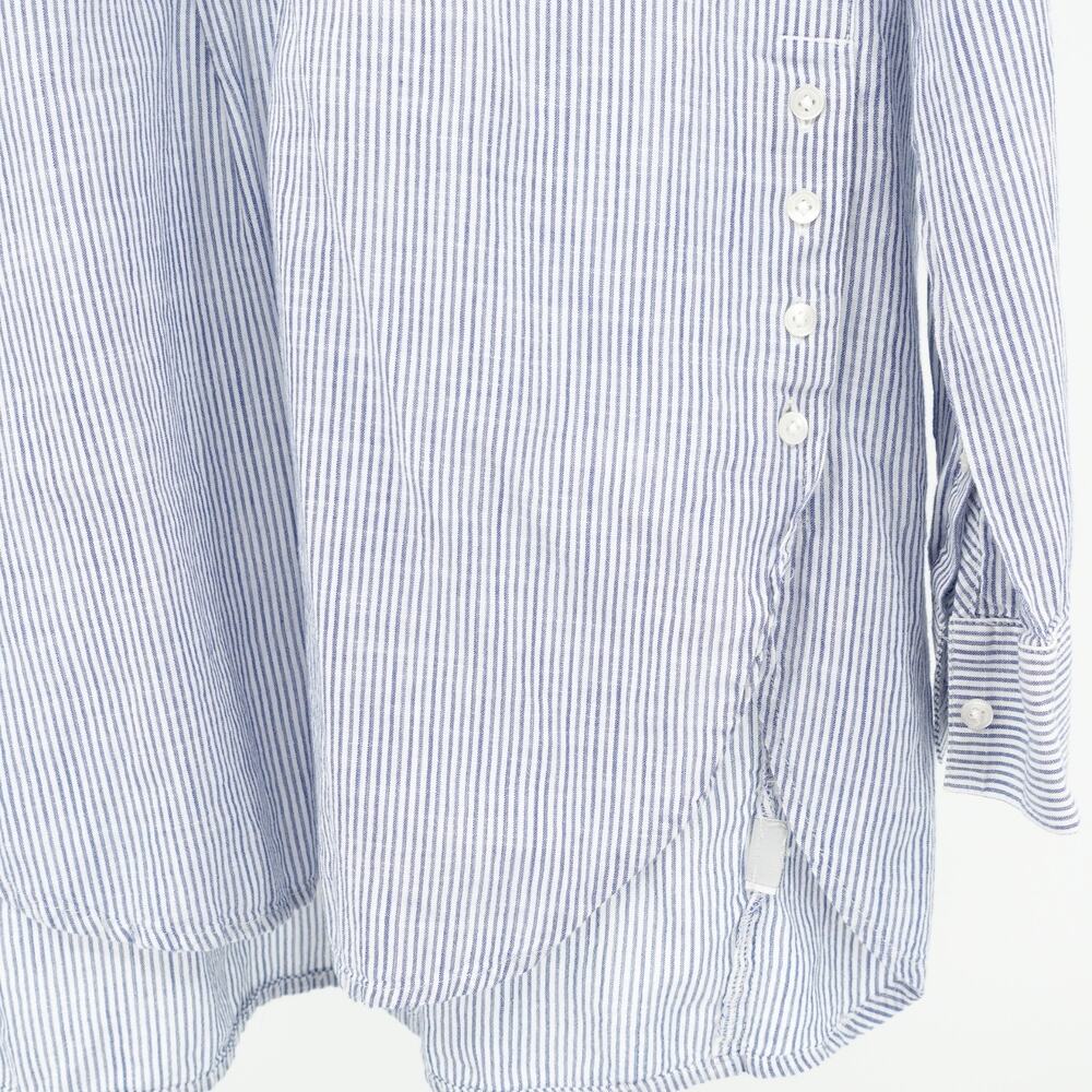 Madewell Tunic Top SZ S Relaxed Preppy Academic Academia Beachy Coastal Casual - Picture 3 of 10
